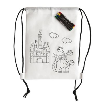 Image of Colouring Drawstring Bag