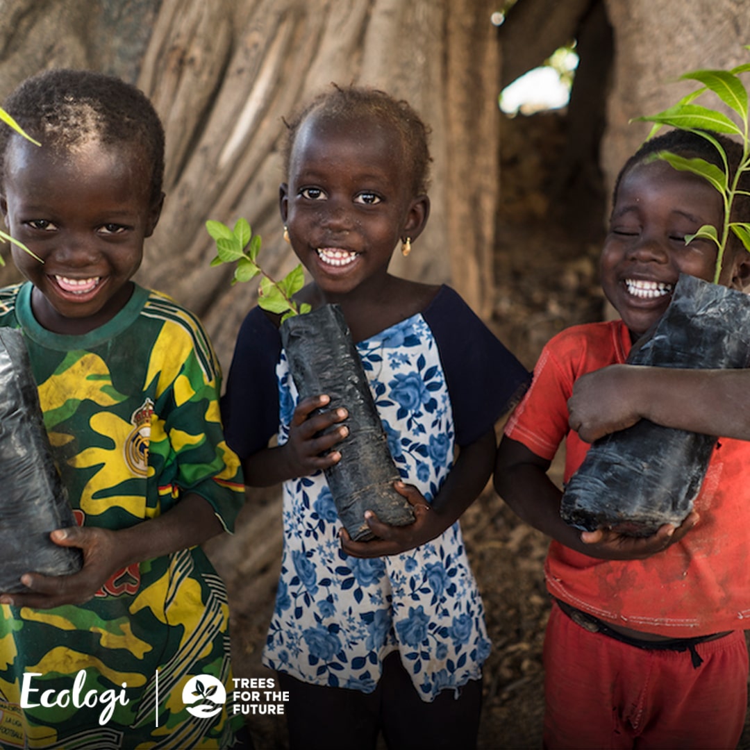 Ecologi trees planted by three children