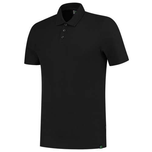 Black fitted polo