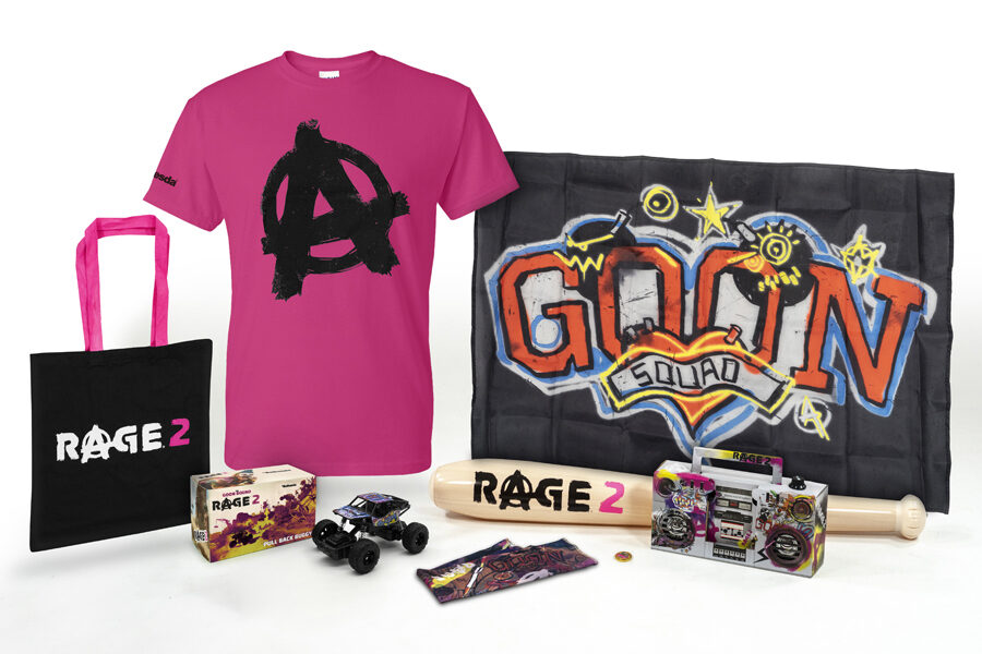 Rage 2 branded merchandise collection
